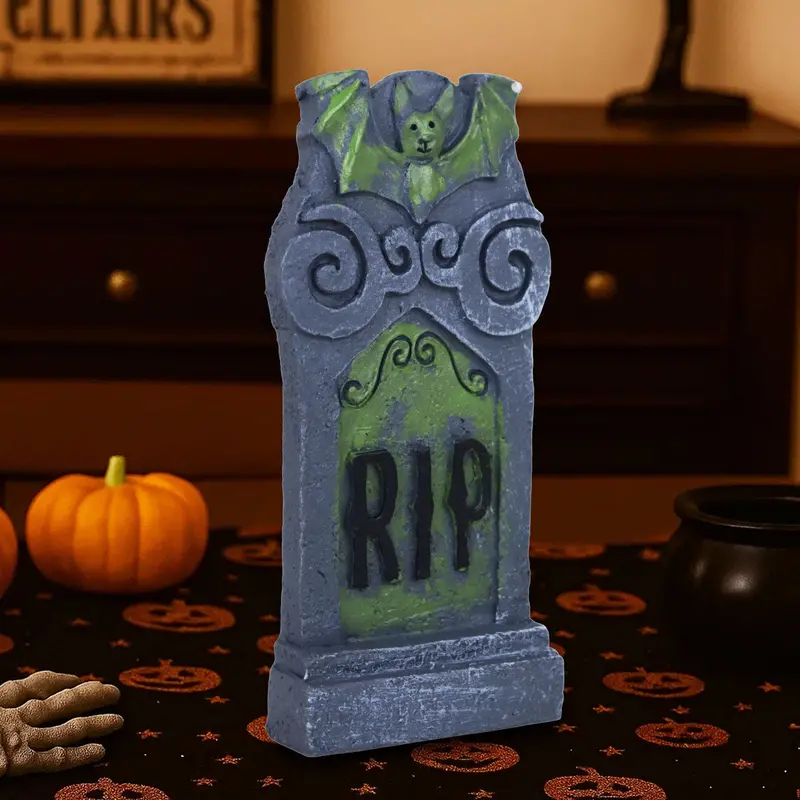 Lápida, Rip, Figura Decorativa De Cerámica 1