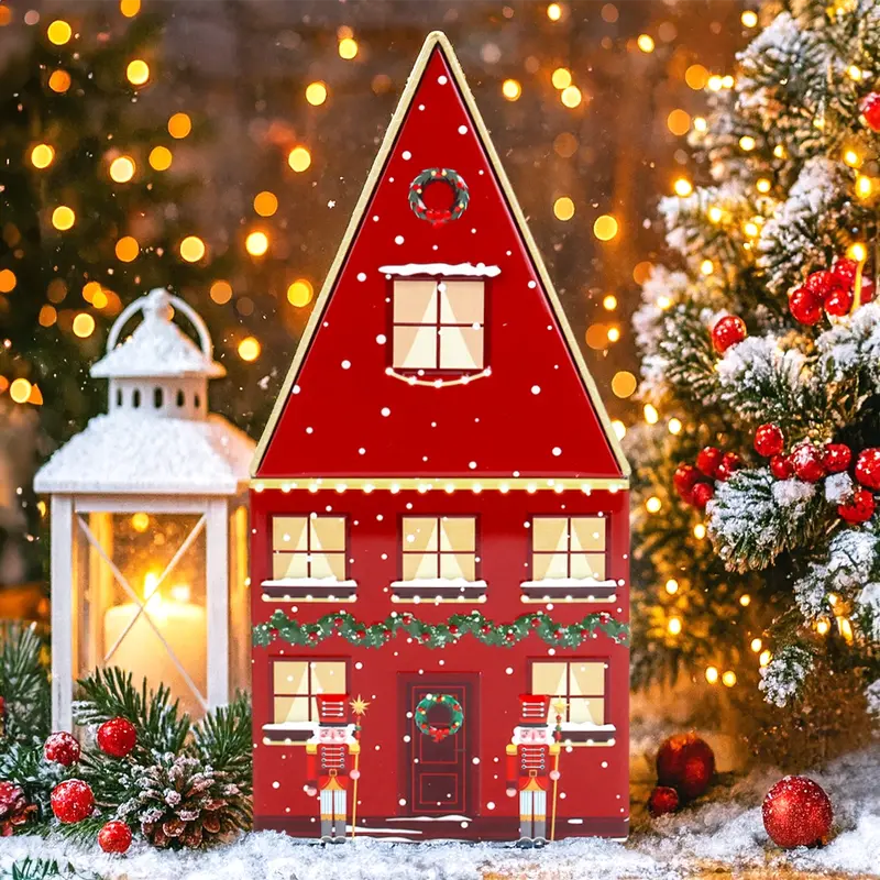 Lata Galletas Navideñas, Villa, 180 Gr 1