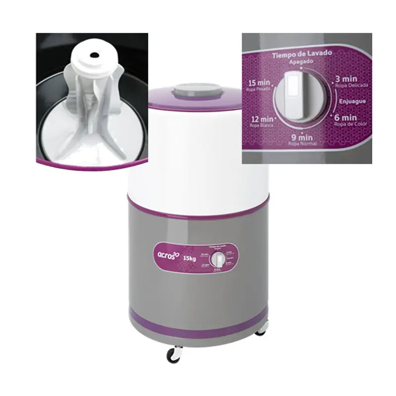 Lavadora Acros Alf1551eg 15Kg Redonda ** 2