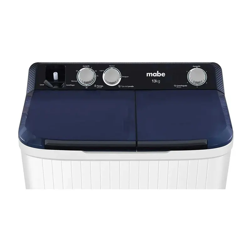 Lavadora Doble Tina Mabe 13 Kilos Carga Superior Blanca Lmdx3123hbab0 2