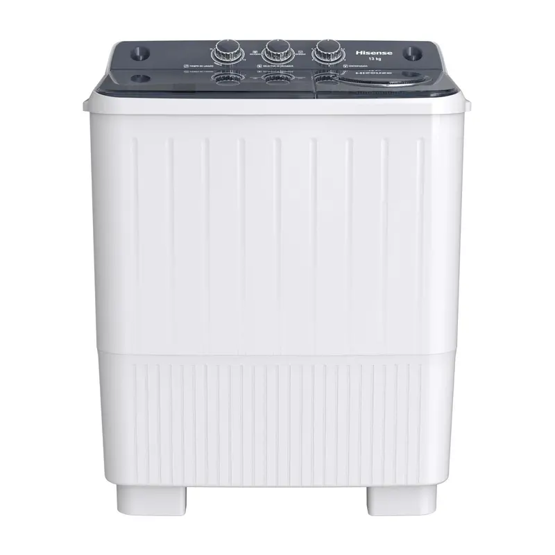 Lavadora Hisense 13 Kilos Doble Tina Blanca Wsa1304p 1