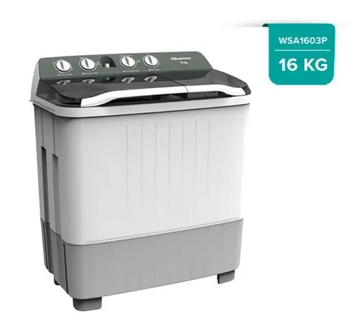 Lavadora Semiautomática Doble Tina 16 Kilos Hisense Wsa1603p 1