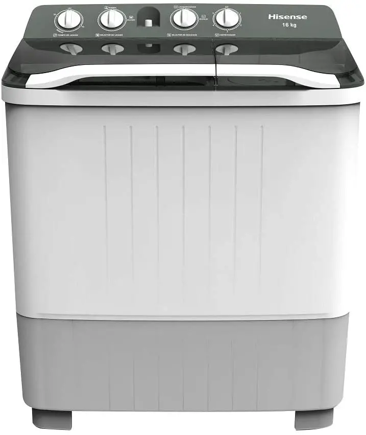 Lavadora Semiautomática Doble Tina 16 Kilos Hisense Wsa1603p 2