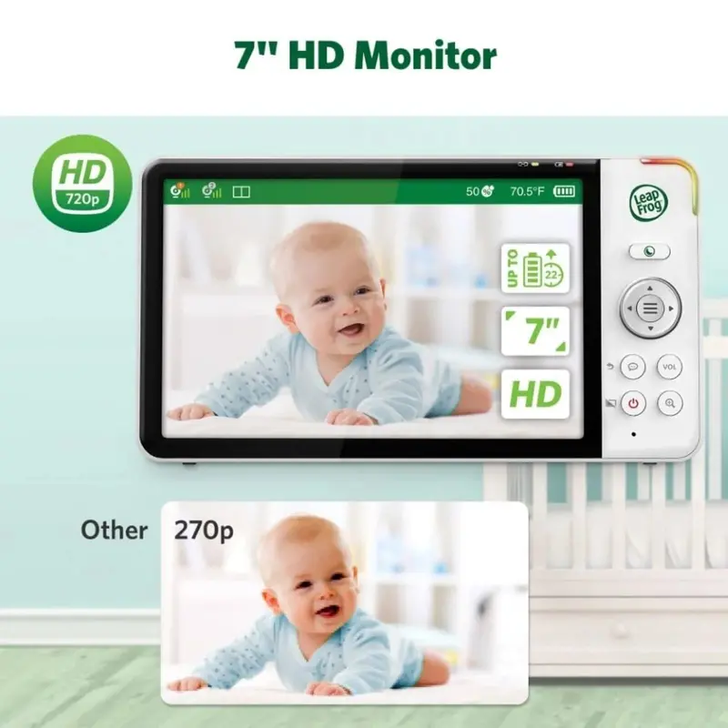 Leapfrog Lf920hd 7" Hd Video Baby Monitor 2