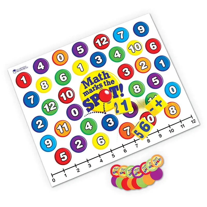 Learning Resources Math Marks The Spot Activity Set 1