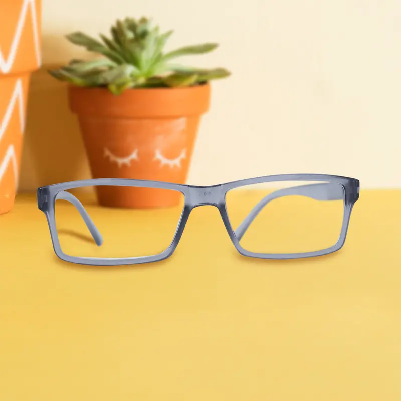 Lente Con Armazón Rectangular Color Gris Oxford Para Lectura, Dioptría 1.50 1