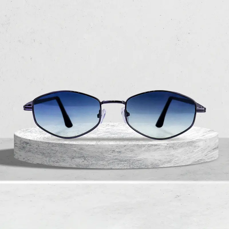 Lente De Sol Unisex Color Azul 1