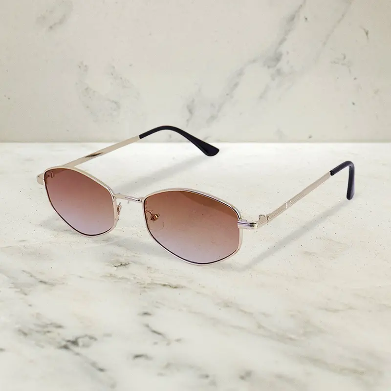 Lente De Sol Unisex Color Café 2