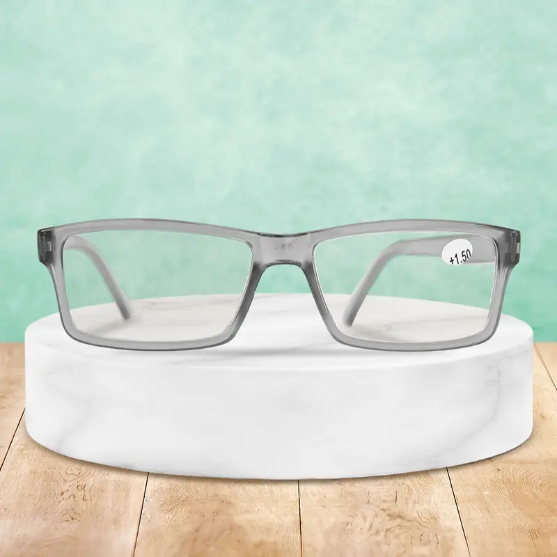 Lentes Color Gris Oxford Para Lectura Con Graduación De 1.50 Dioptrías 1