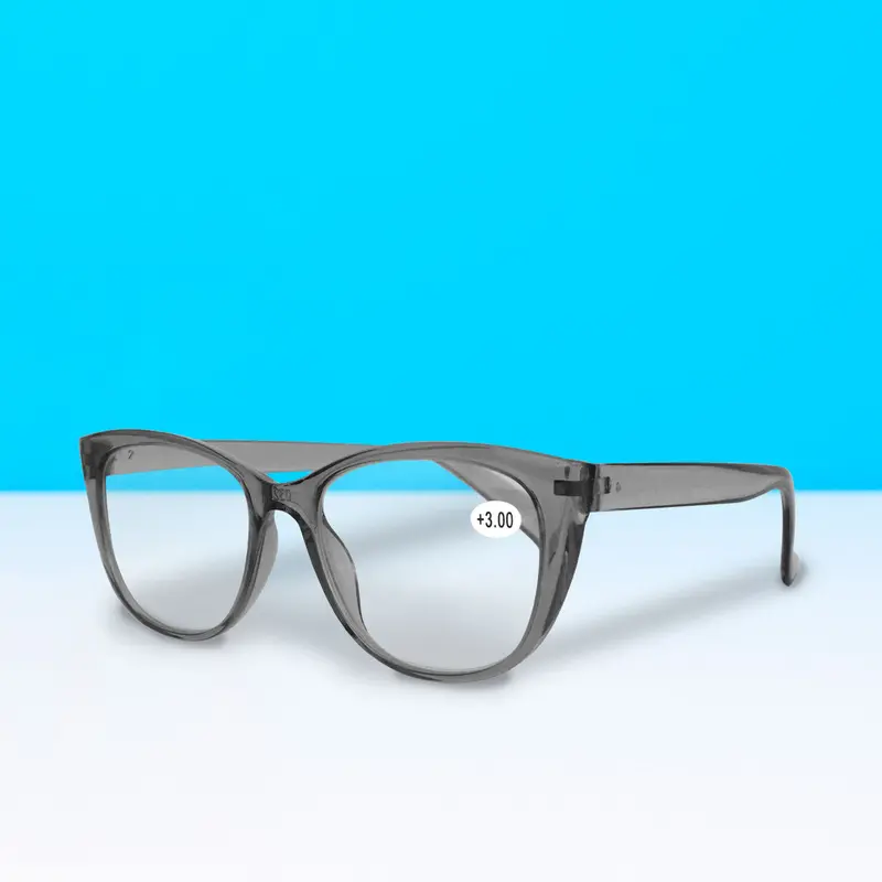 Lentes Con Armazón Ovalado Color Oxford, Dioptría 3.00 2