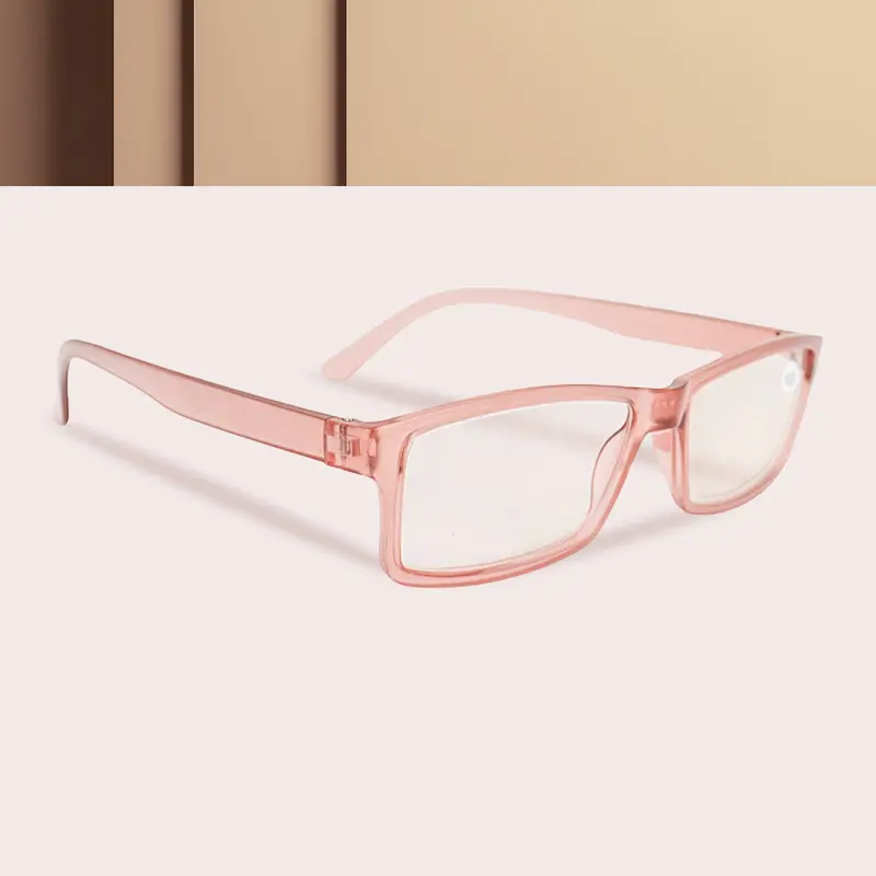 Lentes Con Armazón Rectangular Color Rojo, Dioptría 3.00 2