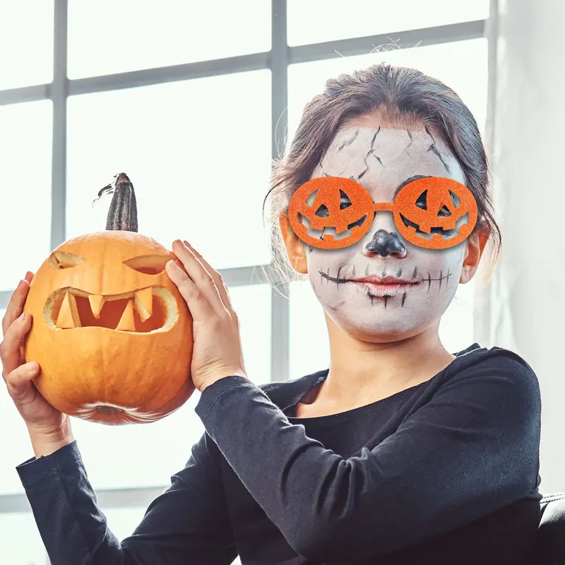 Lentes Con Diseño De Calabaza Para Halloween 1