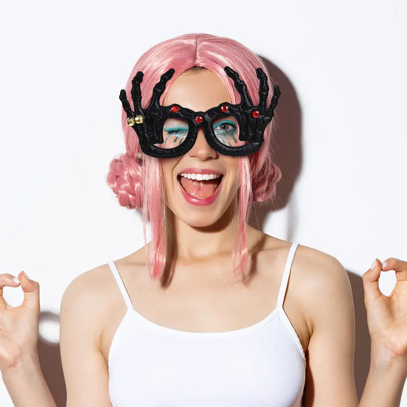 Lentes Con Manos De Esqueleto 1