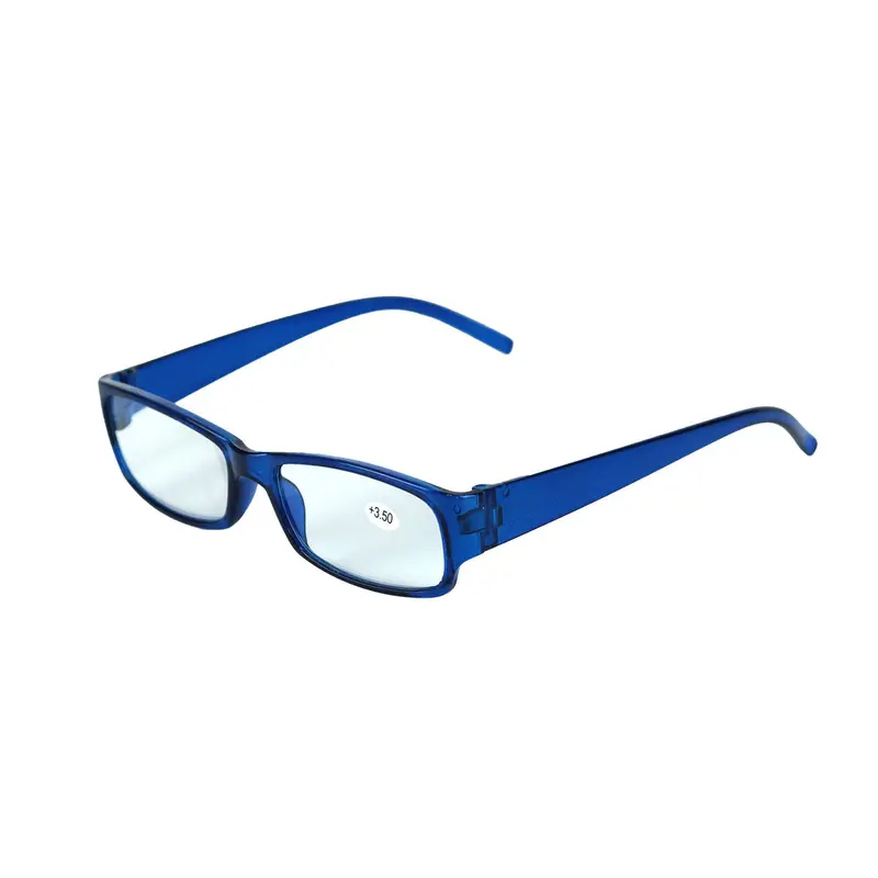 Lentes De Armazón Azul Rectangulares Con Graduación De 3.00 Dioptrias, Ideal Para Lectura 2