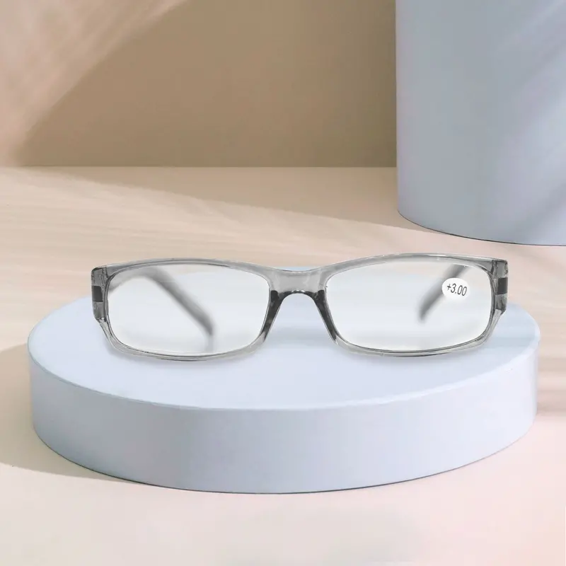 Lentes De Armazón Oxford Rectangulares Con Graduación De 3.00 Dioptrias, Ideal Para Lectura 1