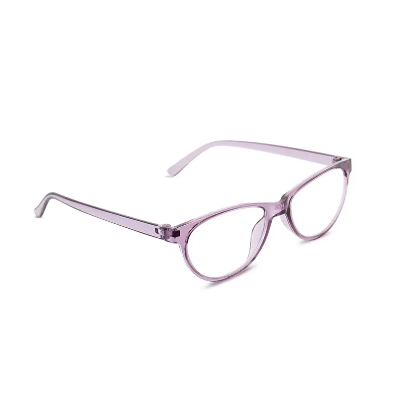 Lentes De Armazón Redondo Color Lila Con Graduación De 2.50 2