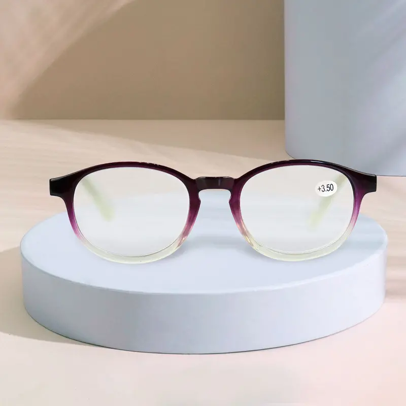Lentes De Armazón Redondos Con Graduación De 3.00 Dioptrias, Ideal Para Lectura 1