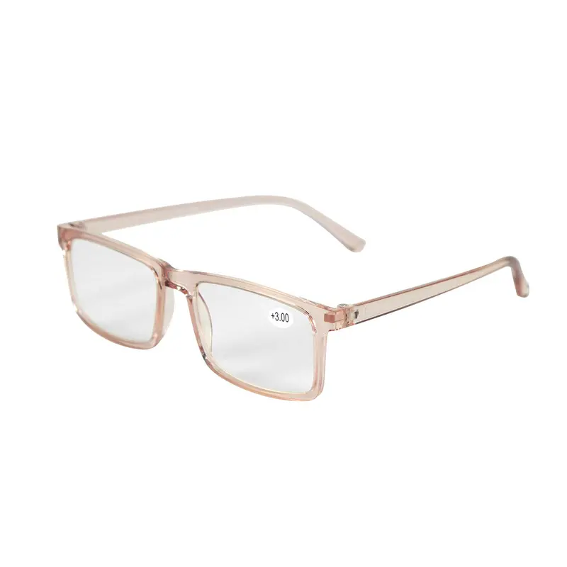 Lentes De Armazón Rosa Cuadrados Con Graduación De 3.00 Dioptrias, Ideal Para Lectura 2