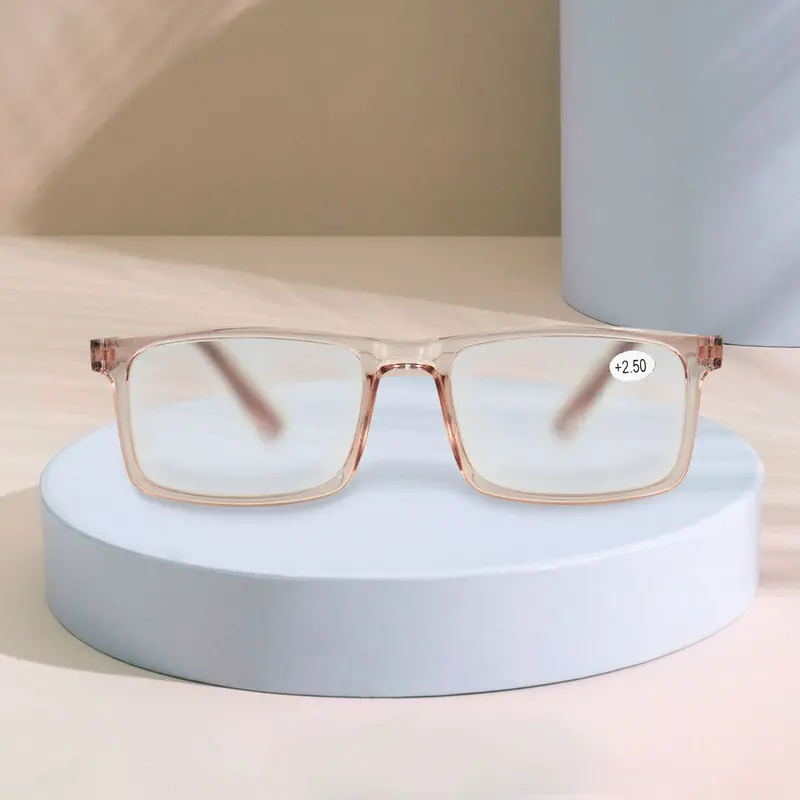 Lentes De Armazón Rubi Cuadrados Con Graduación De 2.50 Dioptrias, Ideal Para Lectura 1