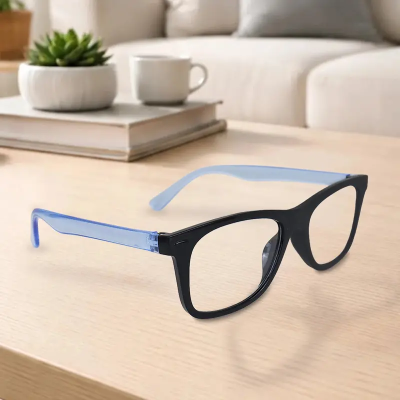 Lentes De Lectura, +2.00, Color Azul Y Negro 2