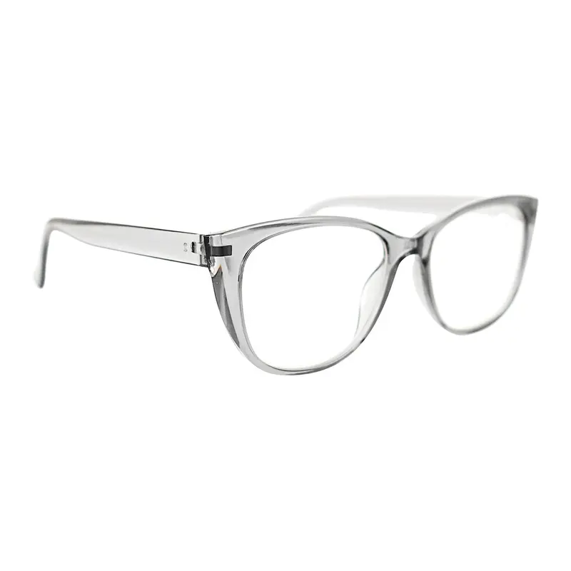 Lentes De Lectura Circulares, Color Gris Oxford, +1.50 2