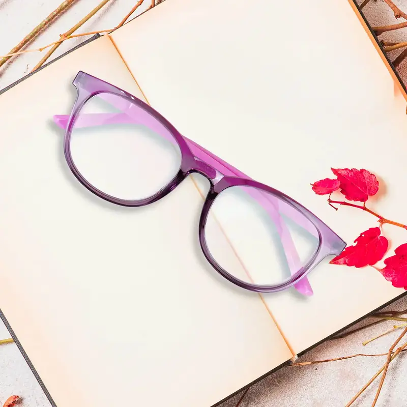 Lentes De Lectura, Color Lila, +2.50 2