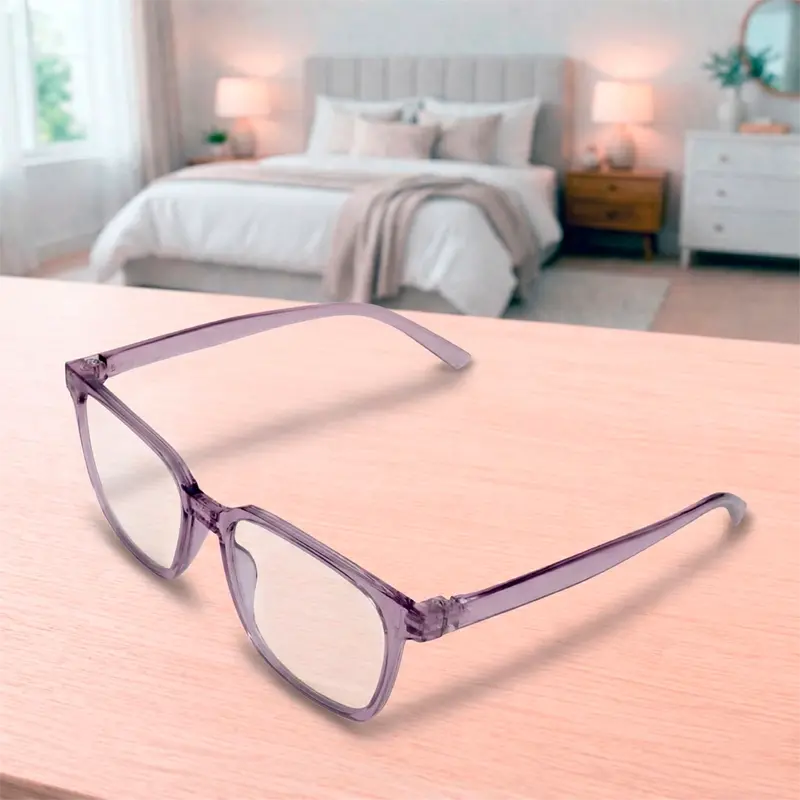 Lentes De Lectura, Color Morado, +3.50 2