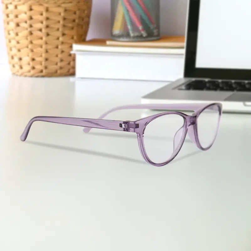 Lentes De Lectura, Color Negro Transparente, +2.00 2
