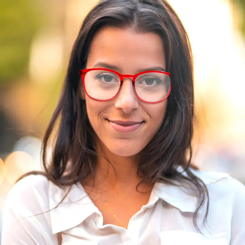 Lentes De Lectura, Color Rojo, +3.50 1