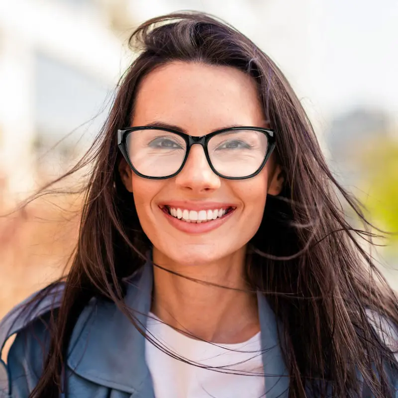Lentes De Lectura, Forma Cat-Eye, Color Negro, +2.00 1