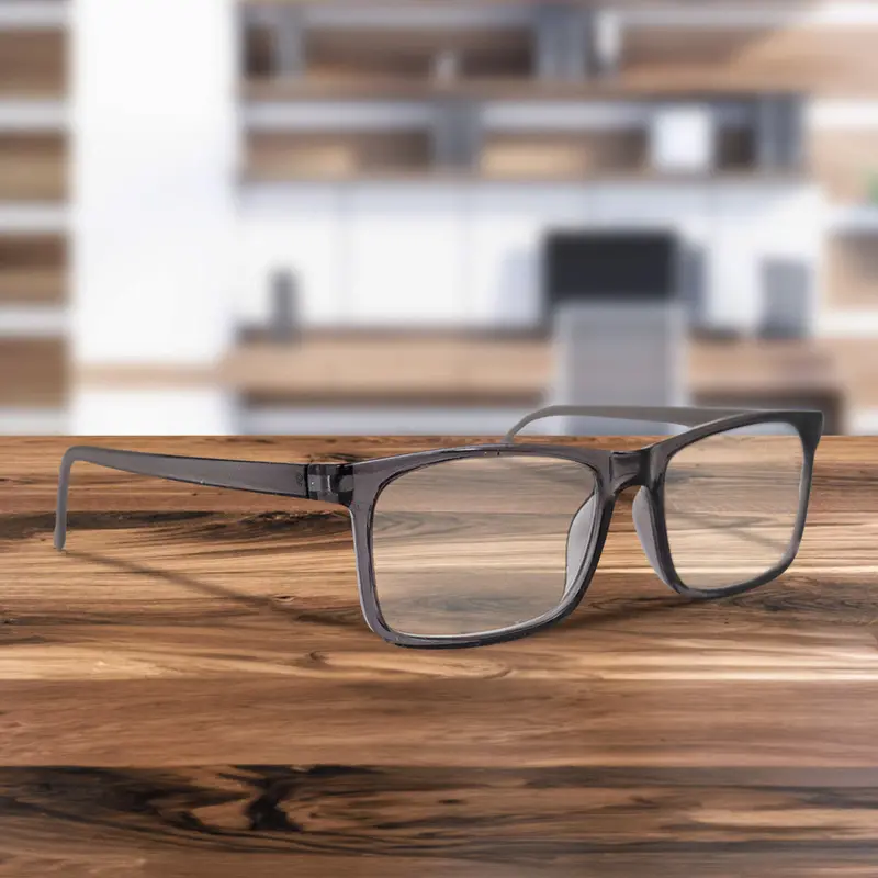 Lentes De Lectura, Forma Cuadrada, Color Negro, +4.00 2