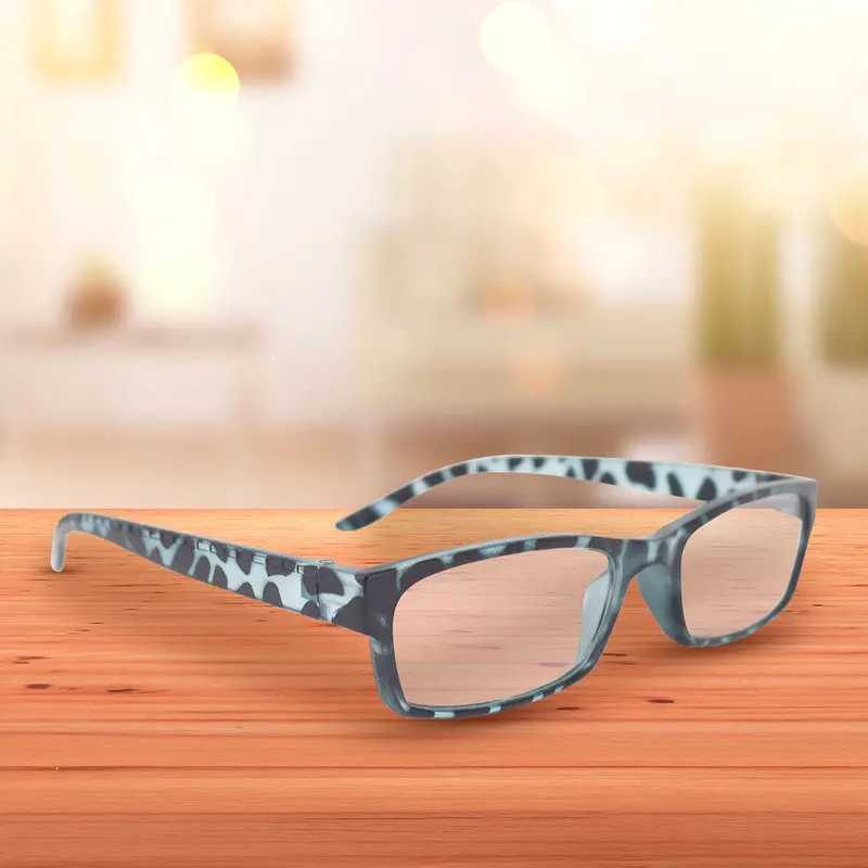 Lentes De Lectura Rectangulares, Efecto Leopardo +1.50 2