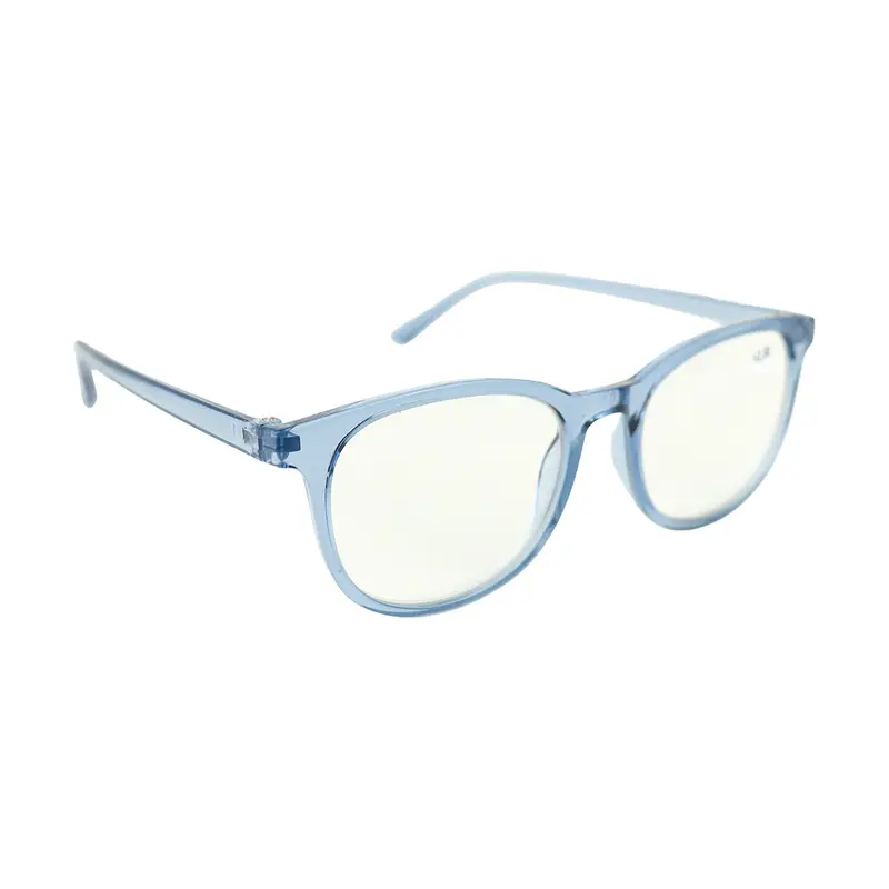Lentes De Lectura Redondos, Color Azul +2.50 2