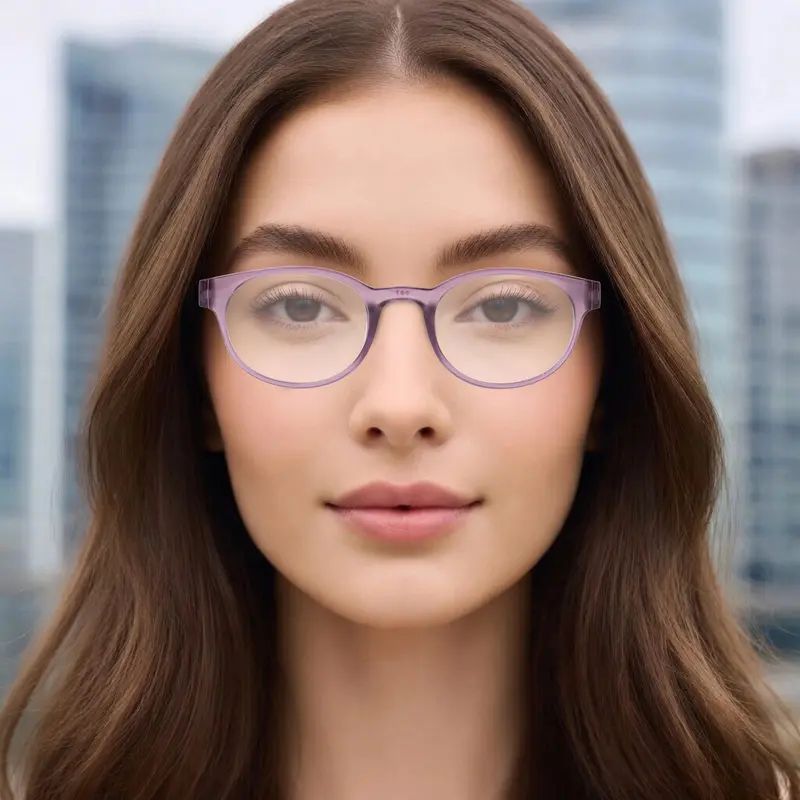 Lentes De Lectura, Redondos, Color Morado, +1.50 1