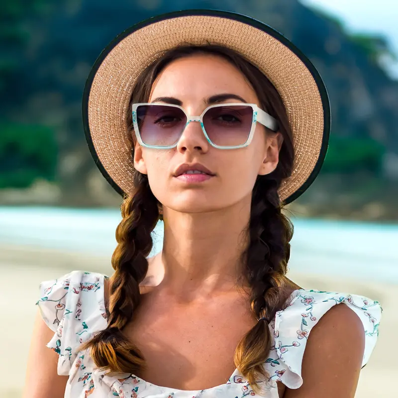 Lentes De Sol, Armazón Celeste 1