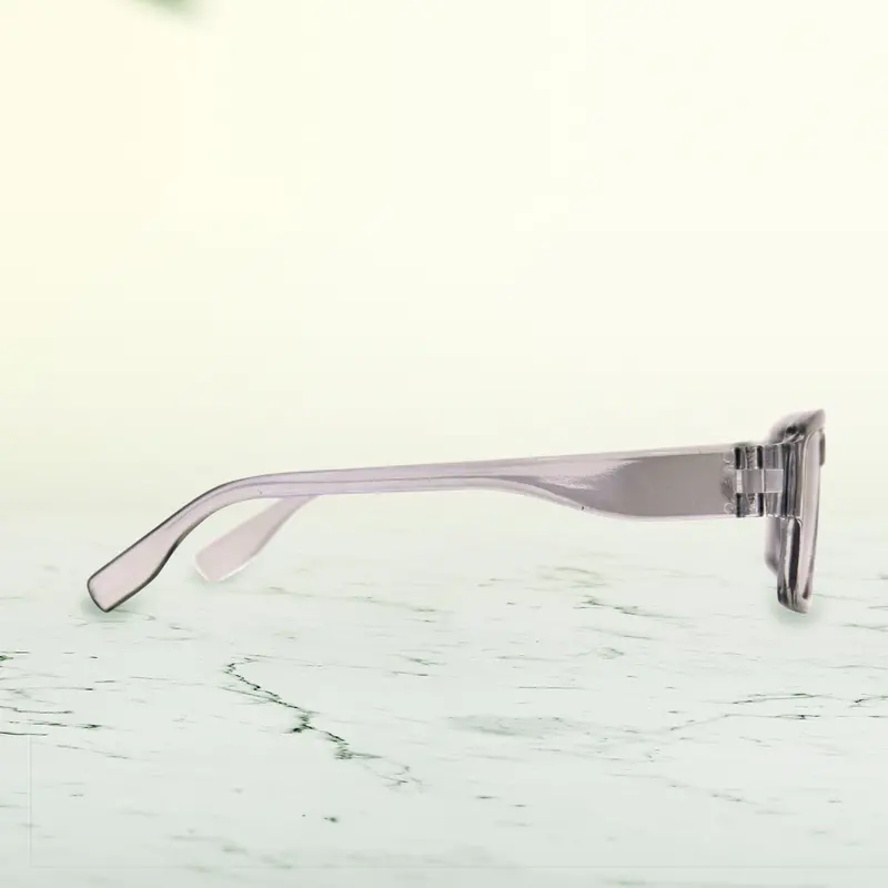 Lentes De Sol Con Marco Cuadrado Transparente 2