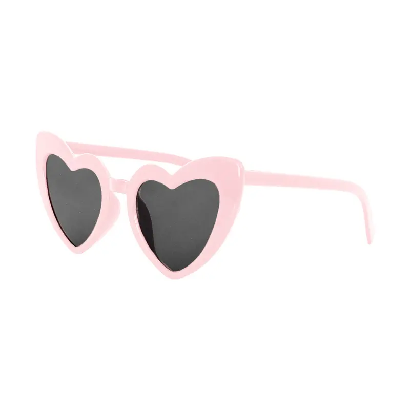 Lentes De Sol En Forma De Corazón, Armazón Rosa 2