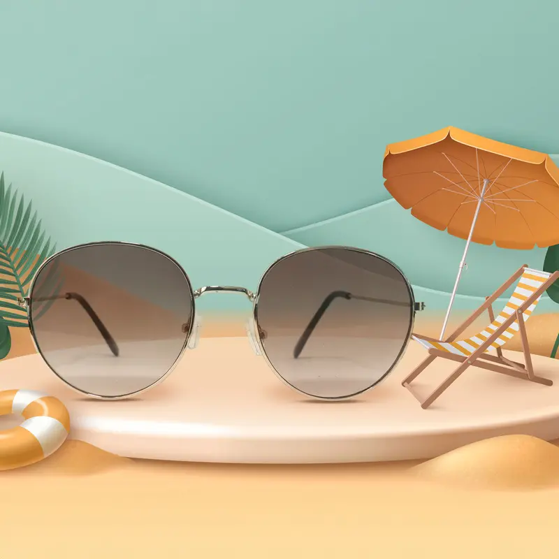 Lentes De Sol Estilo Aviador Con Armazón Rectangular Color Café 1