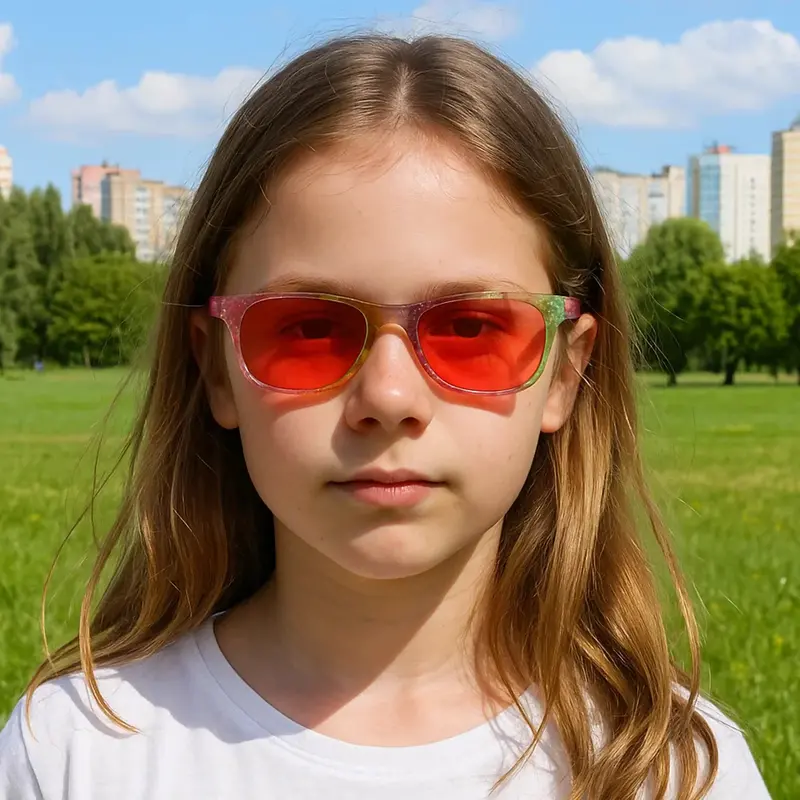Lentes Para Sol De Niña, Diseño Glitter 1