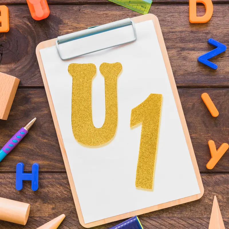 Letras Y Números De Foamy Con Adhesivo, Color Amarillo 1