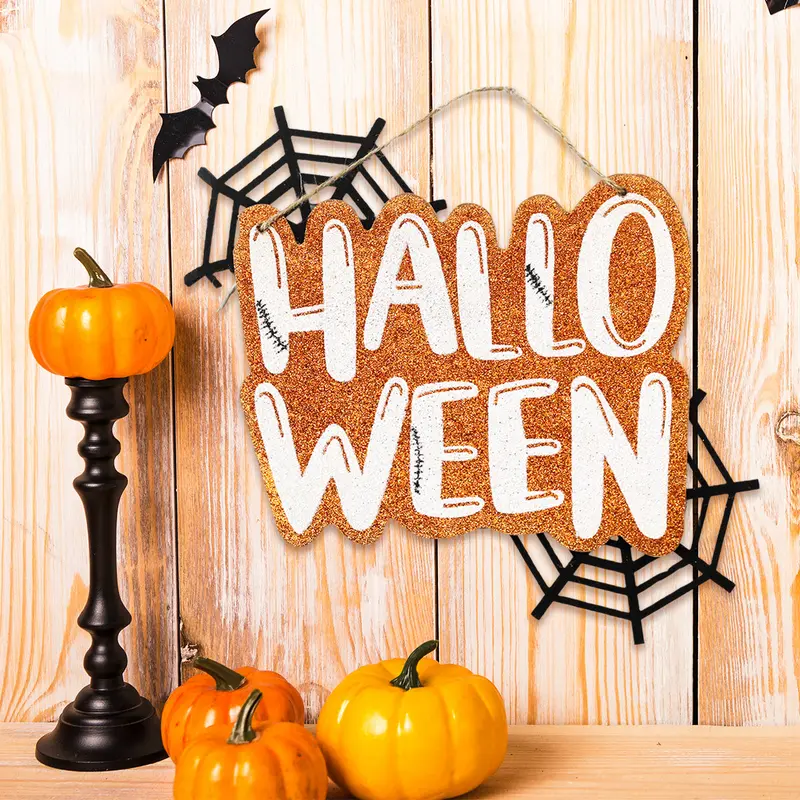 Letrero Colgante Temático De Halloween Para Puertas 1