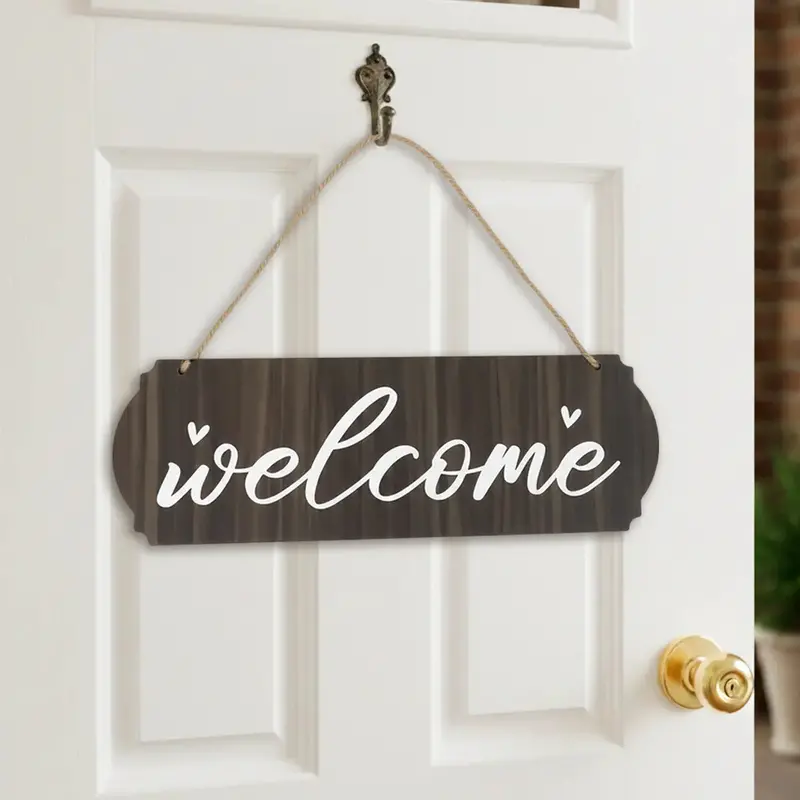 Letrero Colgante, Welcome 1