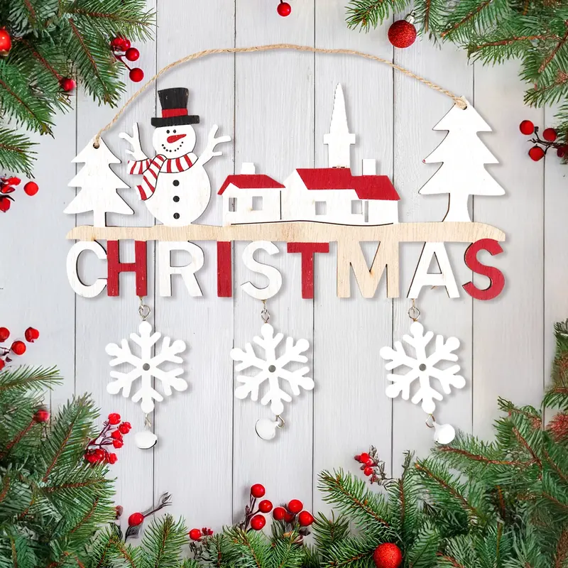 Letrero Navideño En Mdf, Christmas, Snowman 1