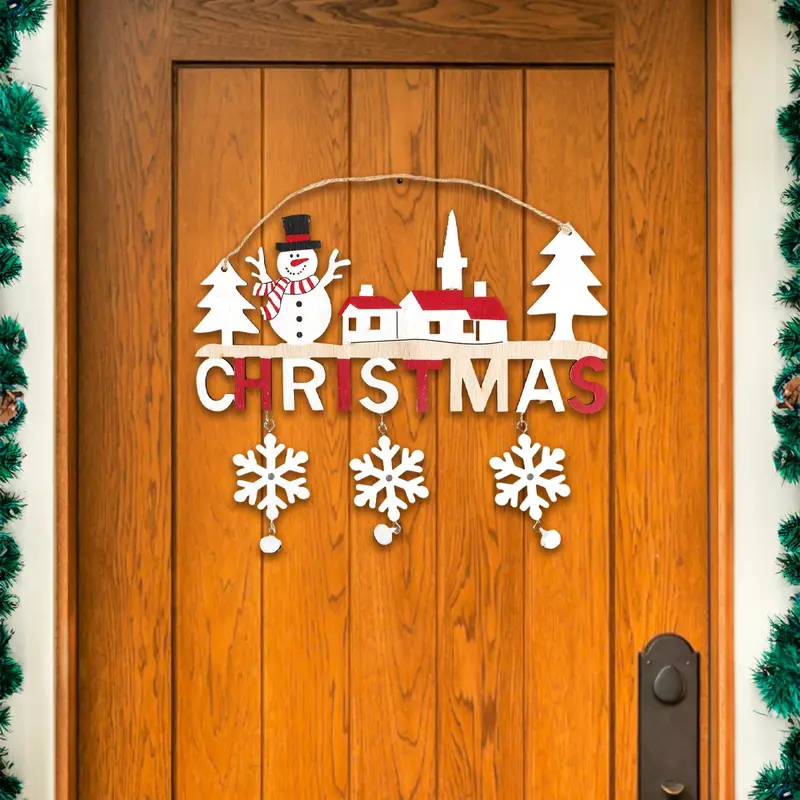 Letrero Navideño En Mdf, Christmas, Snowman 2