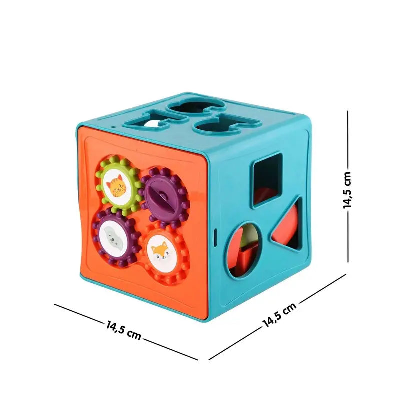 Let's Be Child Educational Shape Sorter & Activity Cube 2