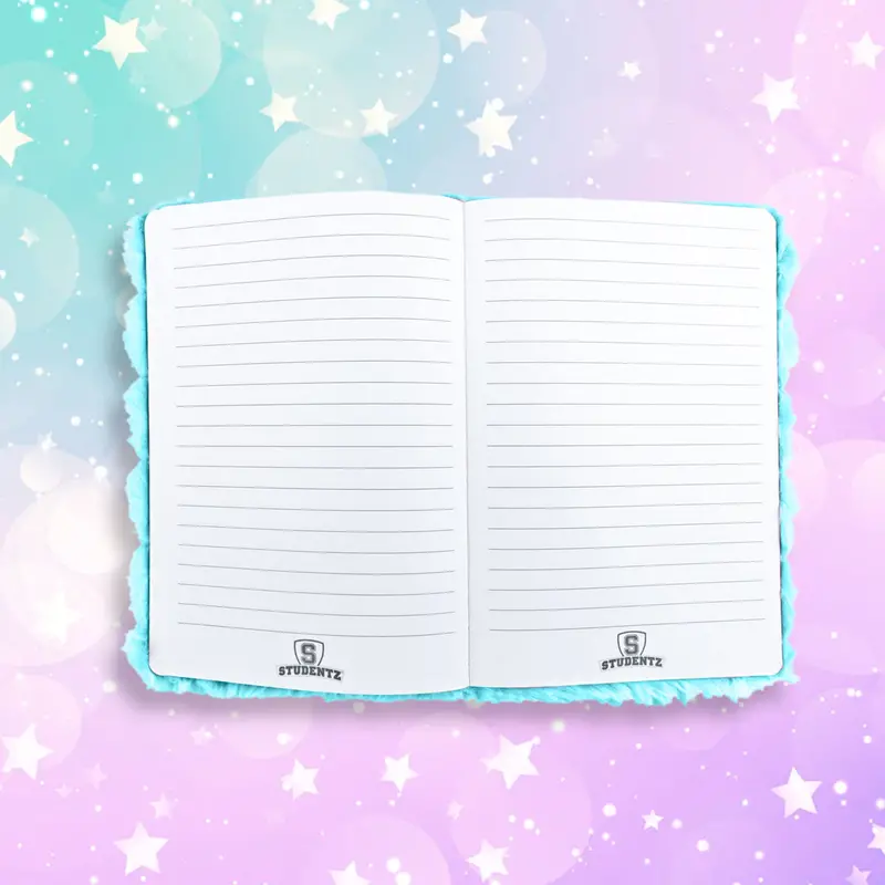 Libreta Color Esmeralda Textura De Peluche, 80 Páginas 2