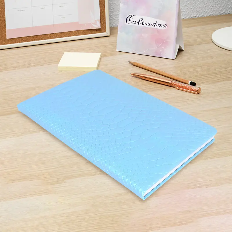 Libreta Con Pastas Tornasol Color Azul 2