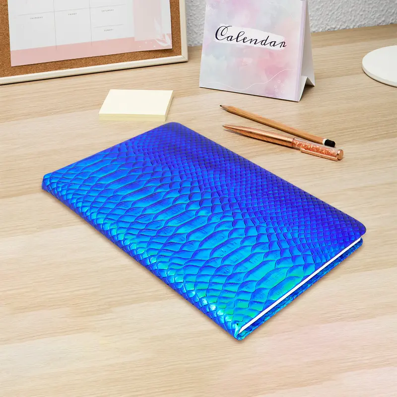 Libreta Con Pastas Tornasol Color Azul Rey 1