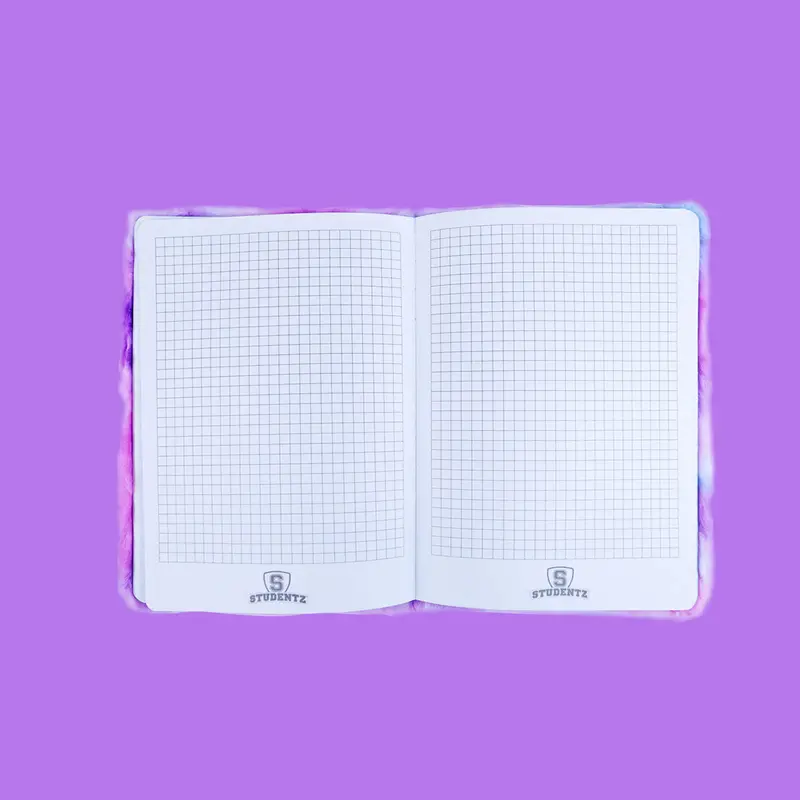 Libreta De Arcoíris Con Textura De Peluche, 80 Páginas 2