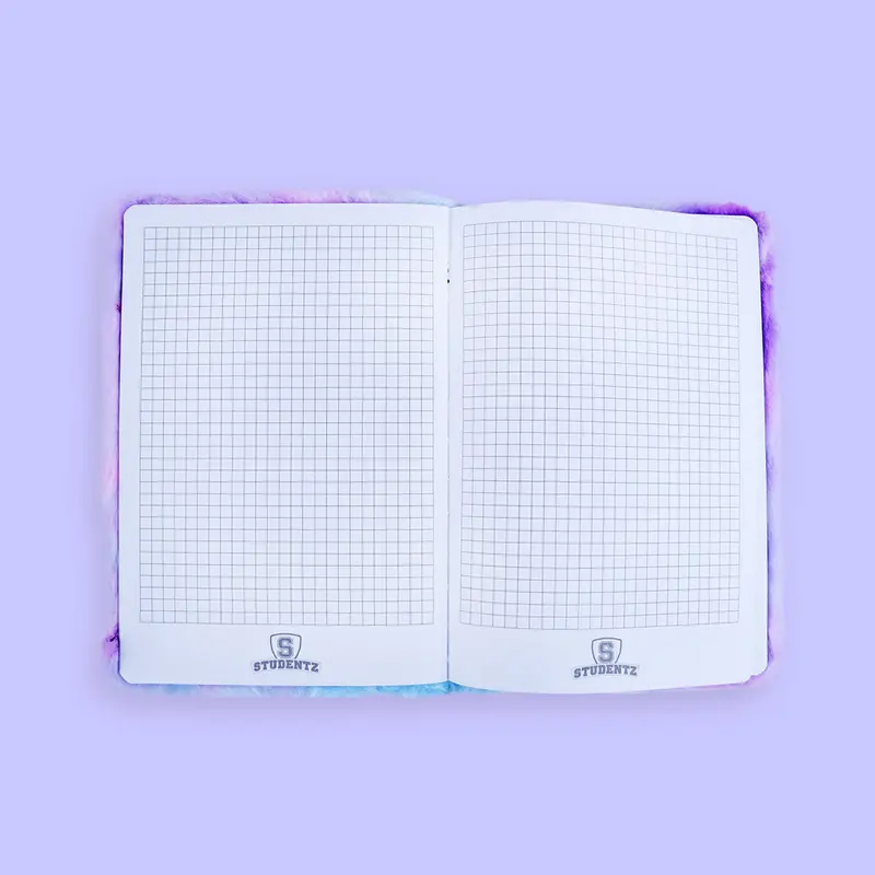 Libreta De Arcoíris Con Textura De Peluche, 80 Páginas 2